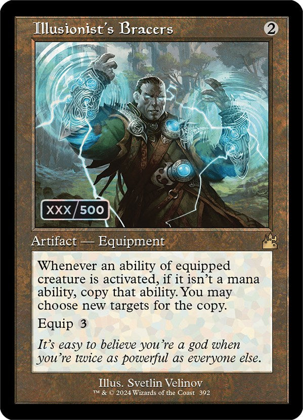 Illusionist's Bracers (Retro) (Serialized) [Ravnica Remastered] | Exor Games Truro