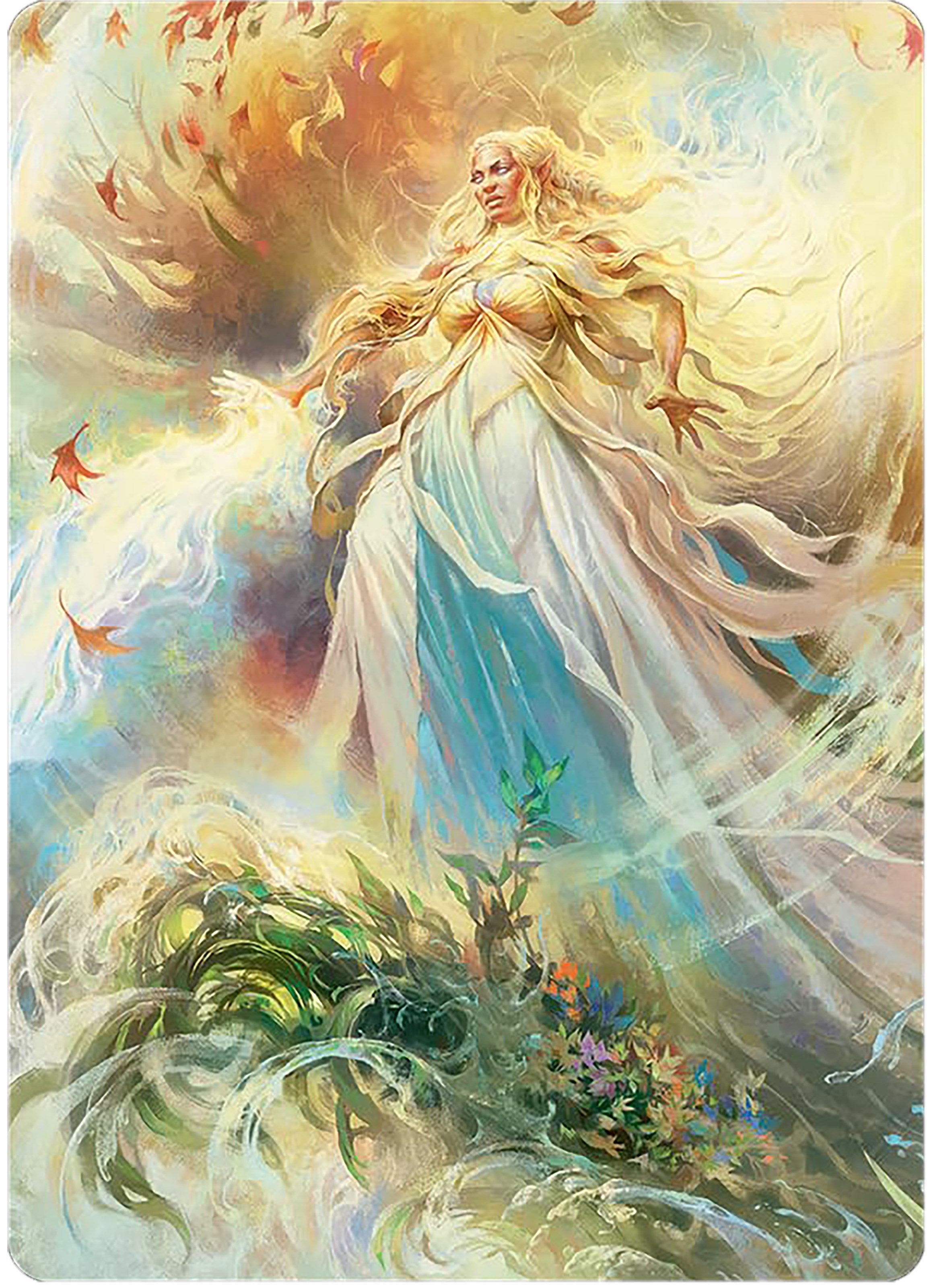 Galadriel, Light of Valinor Art Card [The Lord of the Rings: Tales of Middle-earth Art Series] | Exor Games Truro