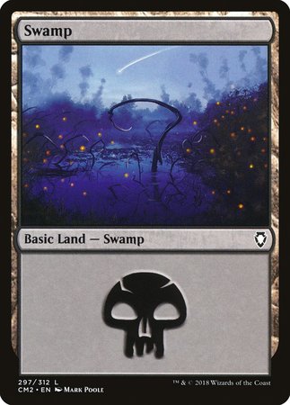 Swamp (297) [Commander Anthology Volume II] | Exor Games Truro