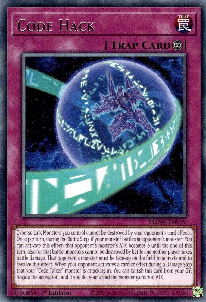 Code Hack [MZMI-EN039] Rare | Exor Games Truro