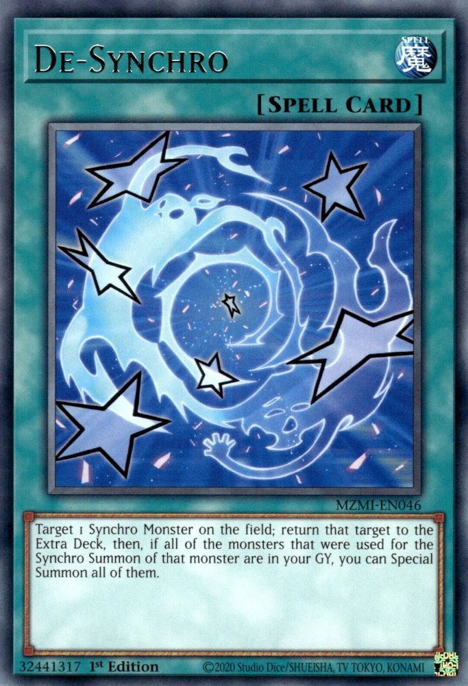 De-Synchro [MZMI-EN046] Rare | Exor Games Truro