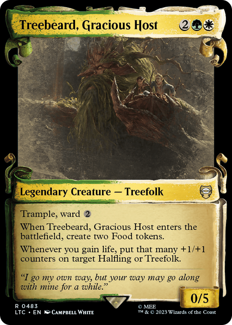 Treebeard, Gracious Host [The Lord of the Rings: Tales of Middle-Earth Commander Showcase Scrolls] | Exor Games Truro