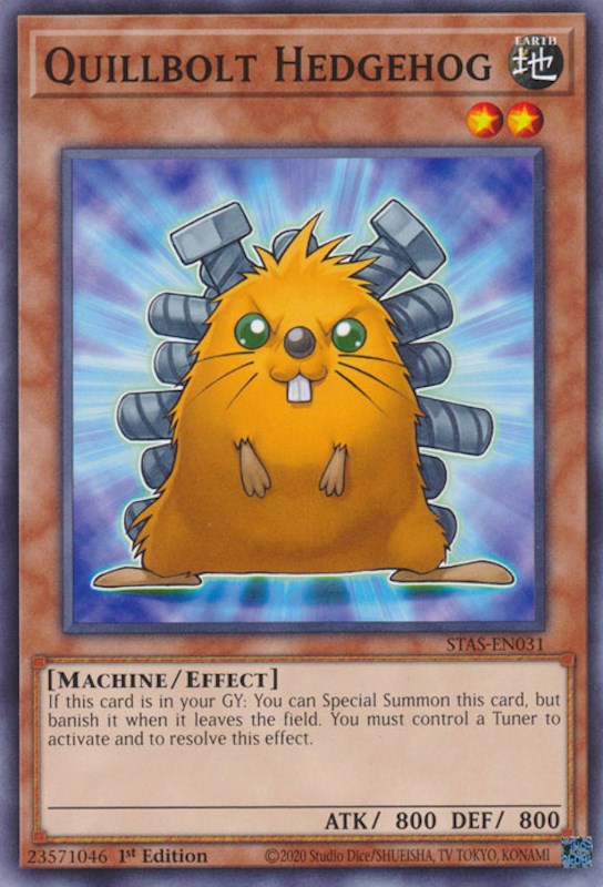 Quillbolt Hedgehog [STAS-EN031] Common | Exor Games Truro