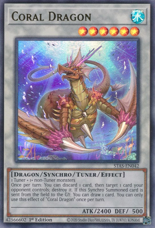 Coral Dragon [STAS-EN042] Ultra Rare | Exor Games Truro