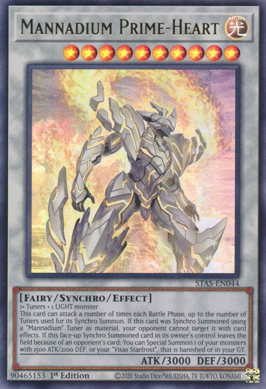 Mannadium Prime-Heart [STAS-EN044] Ultra Rare | Exor Games Truro