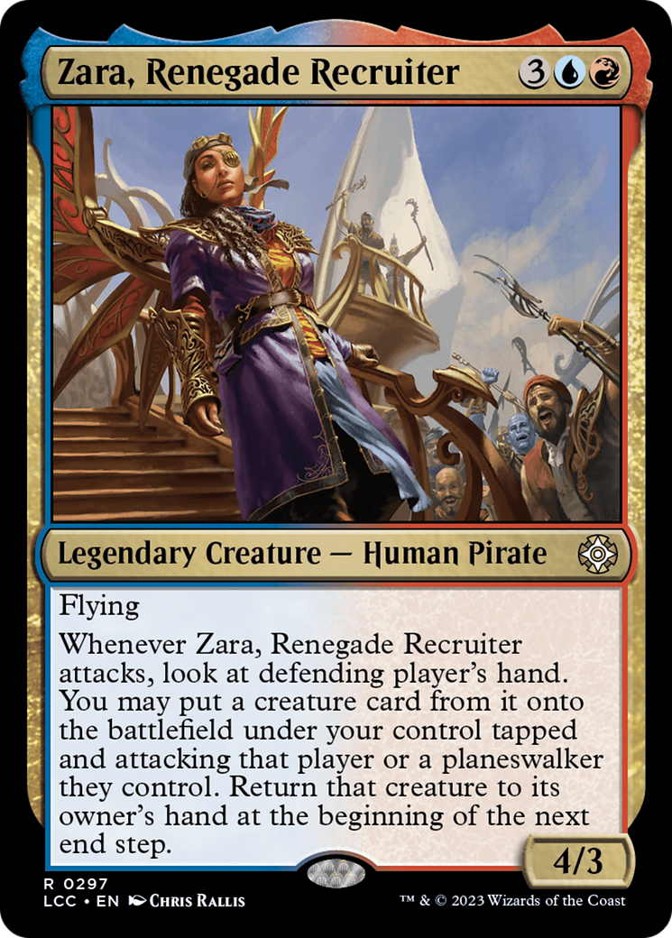 Zara, Renegade Recruiter [The Lost Caverns of Ixalan Commander] | Exor Games Truro