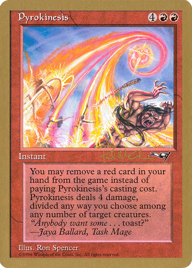 Pyrokinesis (Paul McCabe) [World Championship Decks 1997] | Exor Games Truro