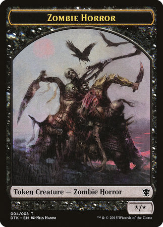 Zombie Horror Token [Dragons of Tarkir Tokens] | Exor Games Truro