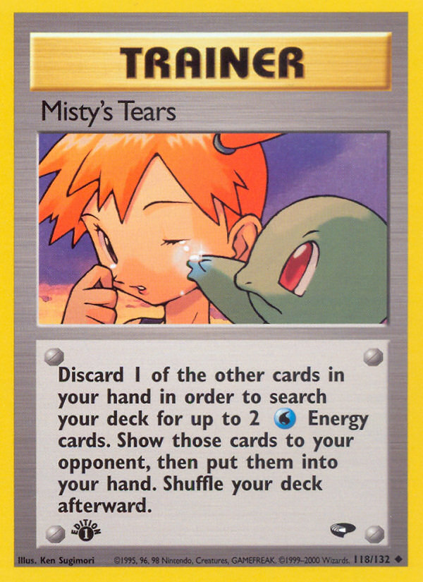 Misty's Tears (118/132) [Gym Challenge 1st Edition] | Exor Games Truro