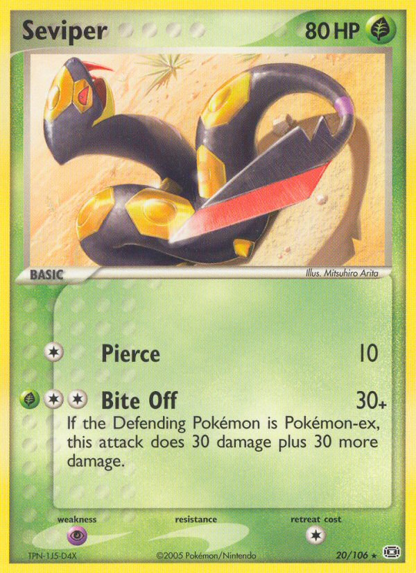 Seviper (20/106) [EX: Emerald] | Exor Games Truro