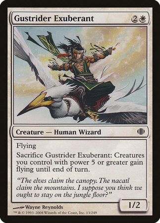 Gustrider Exuberant [Shards of Alara] | Exor Games Truro