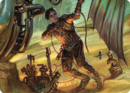 Mishra, Excavation Prodigy Art Card [The Brothers' War Art Series] | Exor Games Truro