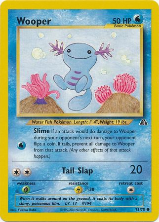 Wooper (71/75) [Neo Discovery Unlimited] | Exor Games Truro