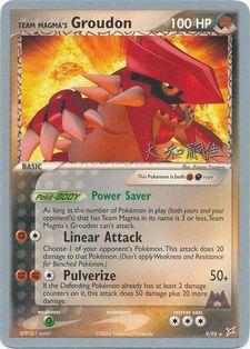 Team Magma's Groudon (9/95) (Magma Spirit - Tsuguyoshi Yamato) [World Championships 2004] | Exor Games Truro