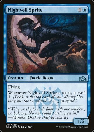 Nightveil Sprite [Guilds of Ravnica] | Exor Games Truro