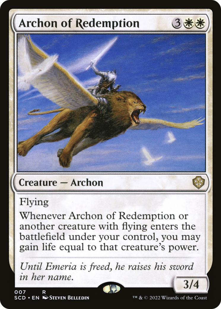 Archon of Redemption [Starter Commander Decks] | Exor Games Truro