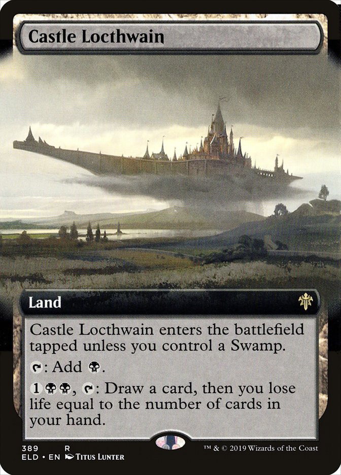 Castle Locthwain (Extended Art) [Throne of Eldraine] | Exor Games Truro