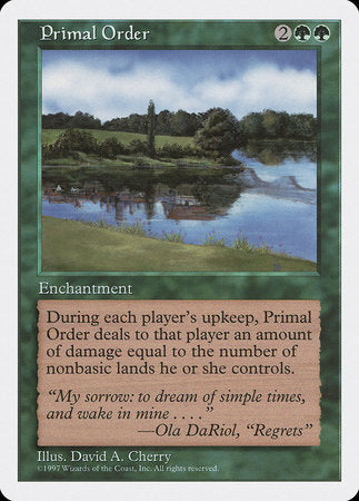 Primal Order [Fifth Edition] | Exor Games Truro