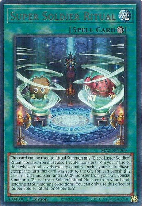 Super Soldier Ritual [MAZE-EN060] Rare | Exor Games Truro