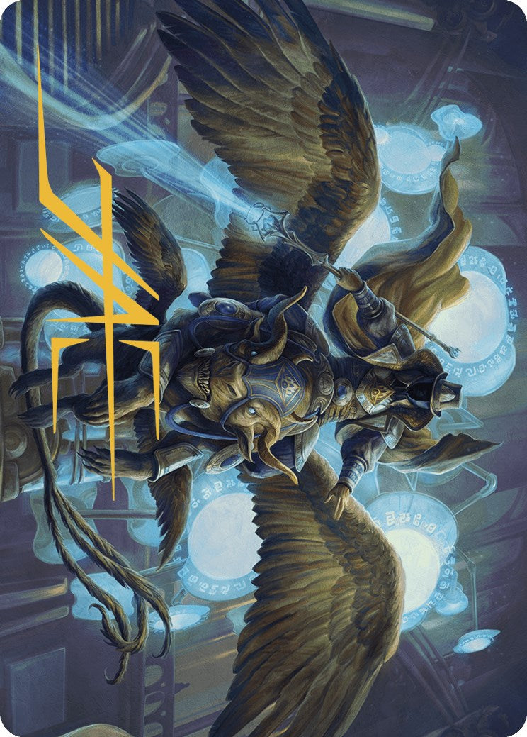 Ezrim, Agency Chief Art Card (Gold-Stamped Signature) [Murders at Karlov Manor Art Series] | Exor Games Truro