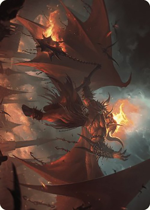 Rakdos, Patron of Chaos Art Card (22/49) [Murders at Karlov Manor Art Series] | Exor Games Truro