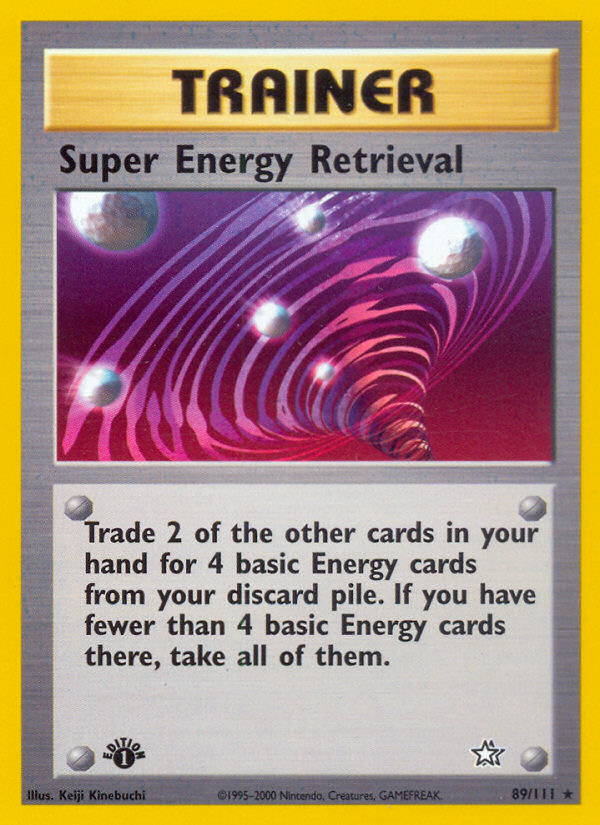 Super Energy Retrieval (89/111) [Neo Genesis 1st Edition] | Exor Games Truro