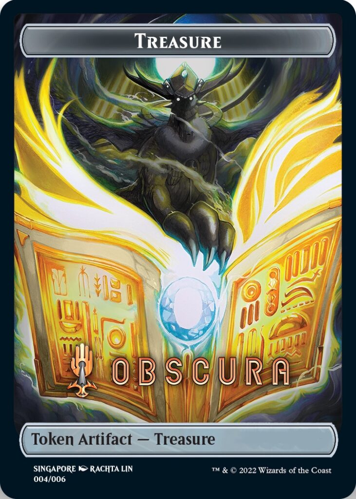 Treasure Token (Obscura) (Southeast Asia Artists) [Streets of New Capenna Tokens] | Exor Games Truro