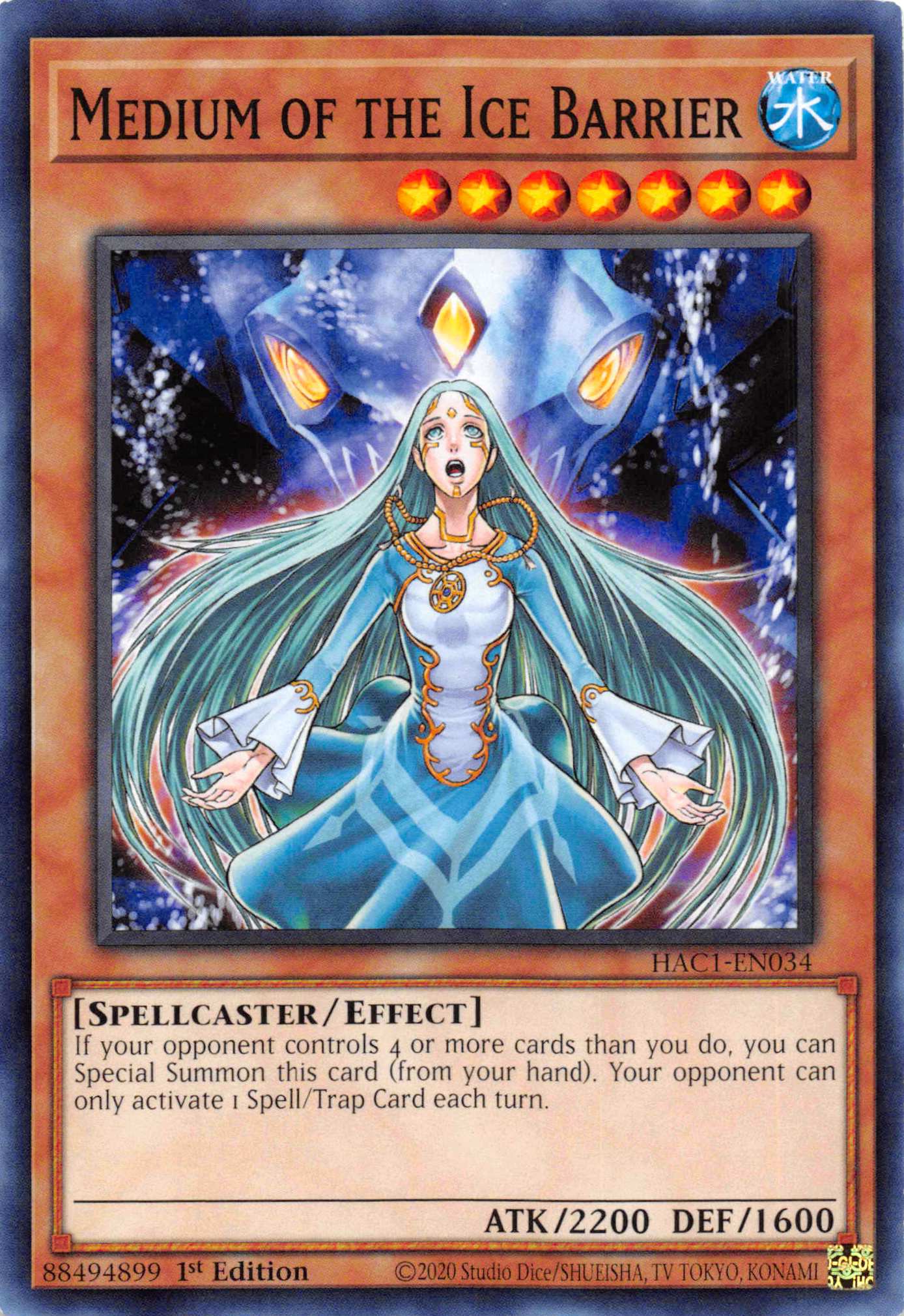 Medium of the Ice Barrier (Duel Terminal) [HAC1-EN034] Parallel Rare | Exor Games Truro