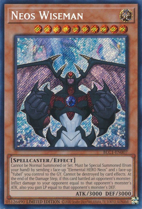 Neos Wiseman [BLC1-EN007] Secret Rare | Exor Games Truro