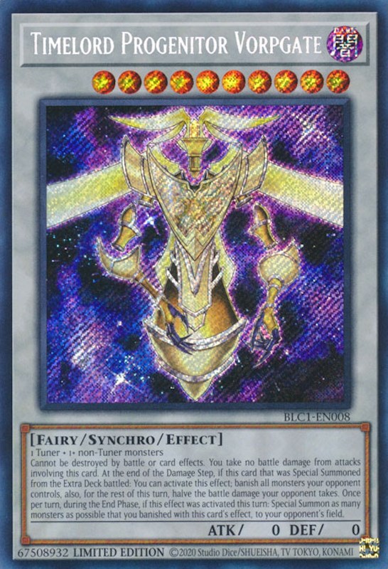 Timelord Progenitor Vorpgate [BLC1-EN008] Secret Rare | Exor Games Truro