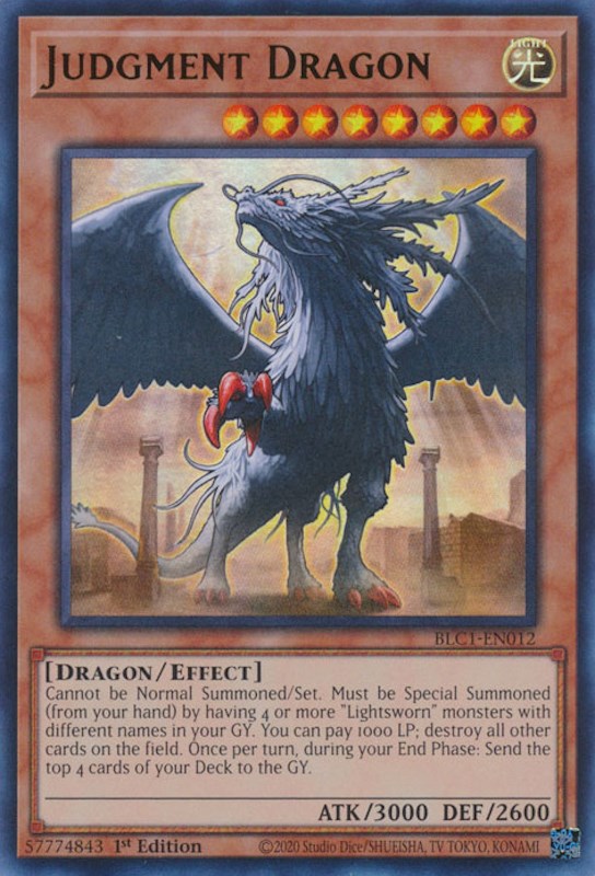 Judgment Dragon [BLC1-EN012] Ultra Rare | Exor Games Truro