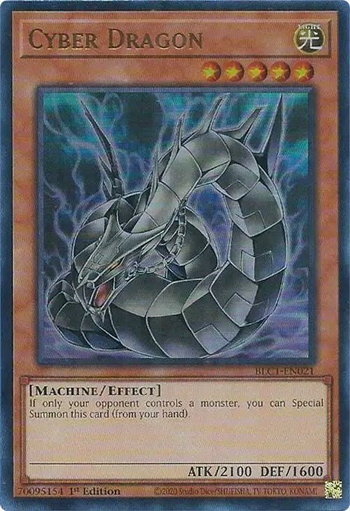 Cyber Dragon (Alternate Art) [BLC1-EN021] Ultra Rare | Exor Games Truro