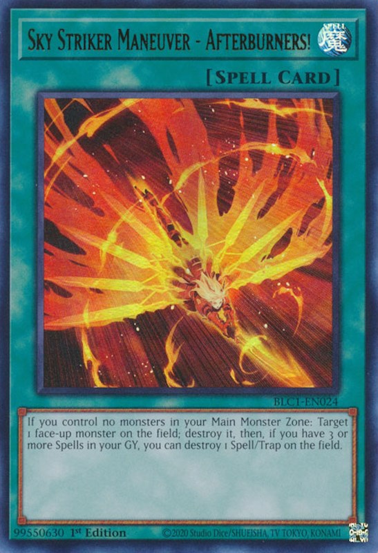 Sky Striker Maneuver - Afterburners! [BLC1-EN024] Ultra Rare | Exor Games Truro