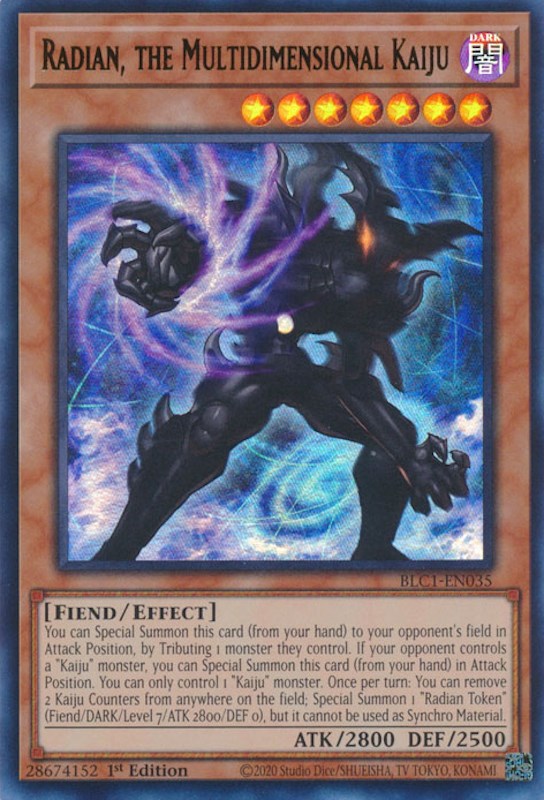 Radian, the Multidimensional Kaiju [BLC1-EN035] Ultra Rare | Exor Games Truro