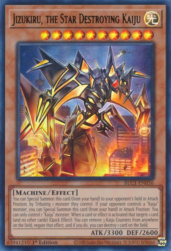 Jizukiru, the Star Destroying Kaiju [BLC1-EN036] Ultra Rare | Exor Games Truro