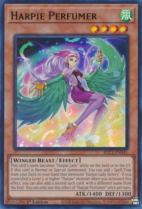 Harpie Perfumer [BLC1-EN041] Ultra Rare | Exor Games Truro