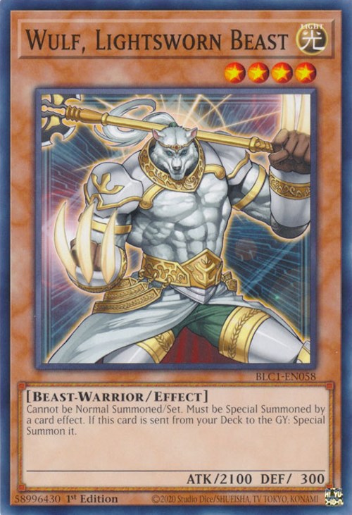 Wulf, Lightsworn Beast [BLC1-EN058] Common | Exor Games Truro