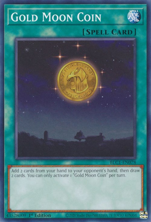 Gold Moon Coin [BLC1-EN078] Common | Exor Games Truro