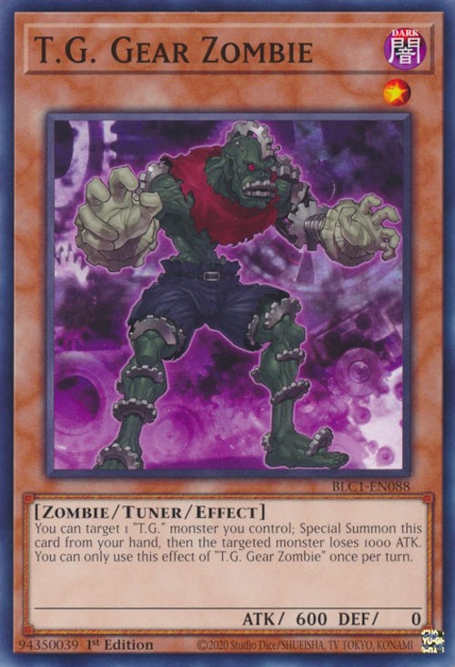 T.G. Gear Zombie [BLC1-EN088] Common | Exor Games Truro