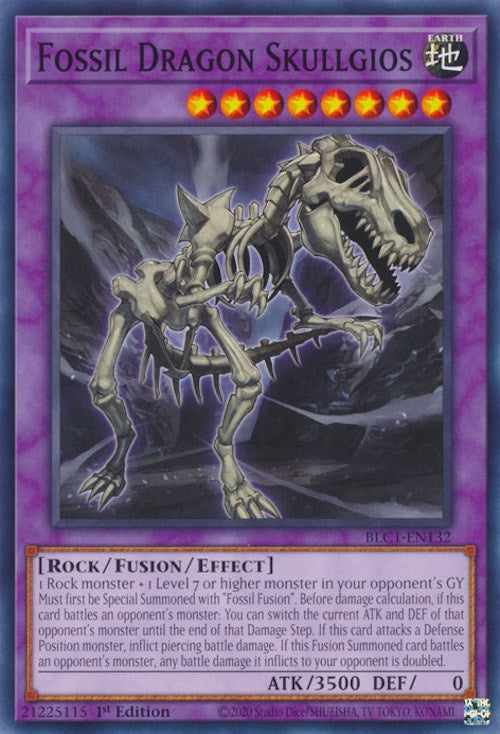 Fossil Dragon Skullgios [BLC1-EN132] Common | Exor Games Truro