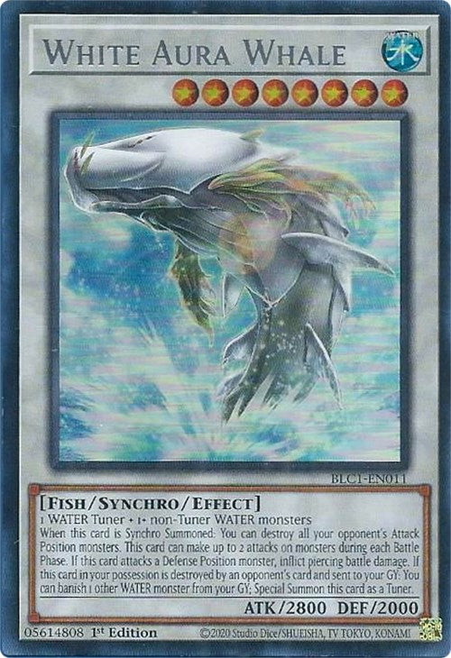 White Aura Whale (Silver) [BLC1-EN011] Ultra Rare | Exor Games Truro