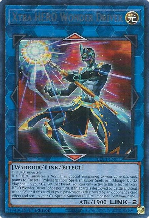 Xtra HERO Wonder Driver (Silver) [BLC1-EN031] Ultra Rare | Exor Games Truro