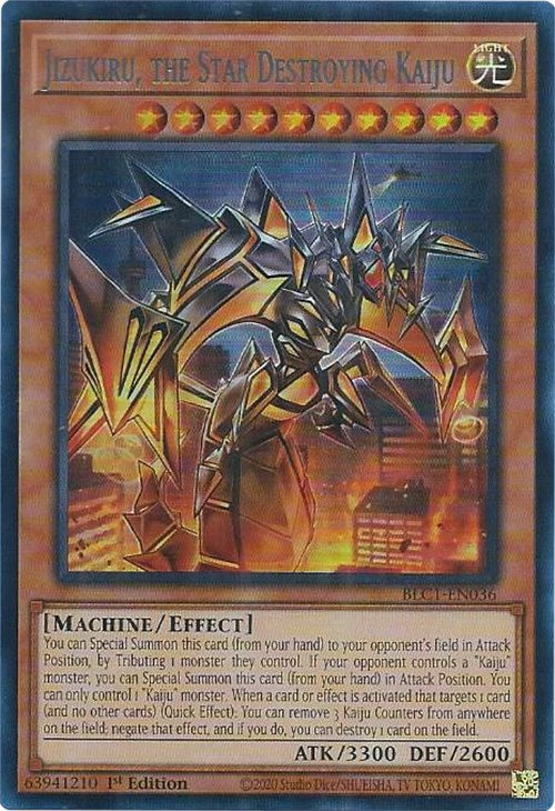 Jizukiru, the Star Destroying Kaiju (Silver) [BLC1-EN036] Ultra Rare | Exor Games Truro