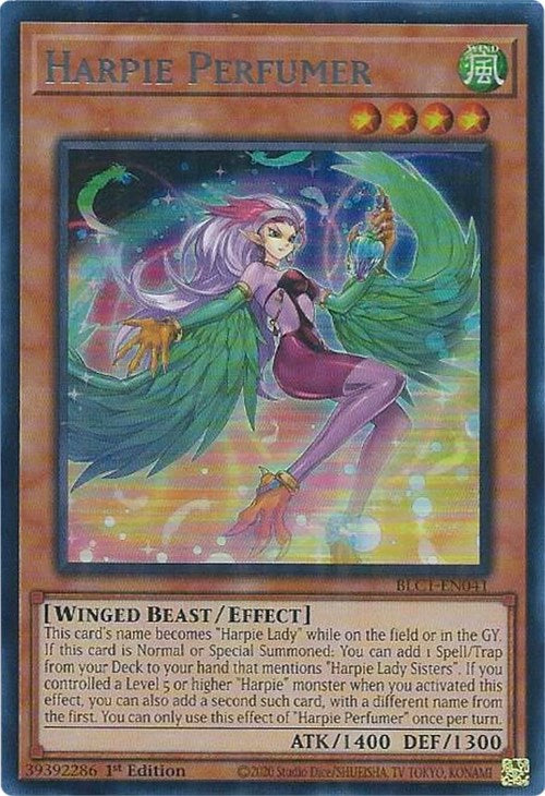 Harpie Perfumer (Silver) [BLC1-EN041] Ultra Rare | Exor Games Truro