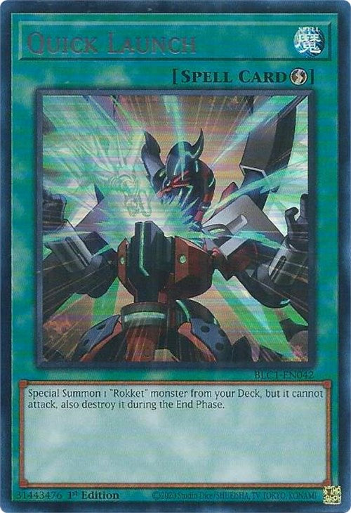 Quick Launch (Silver) [BLC1-EN042] Ultra Rare | Exor Games Truro