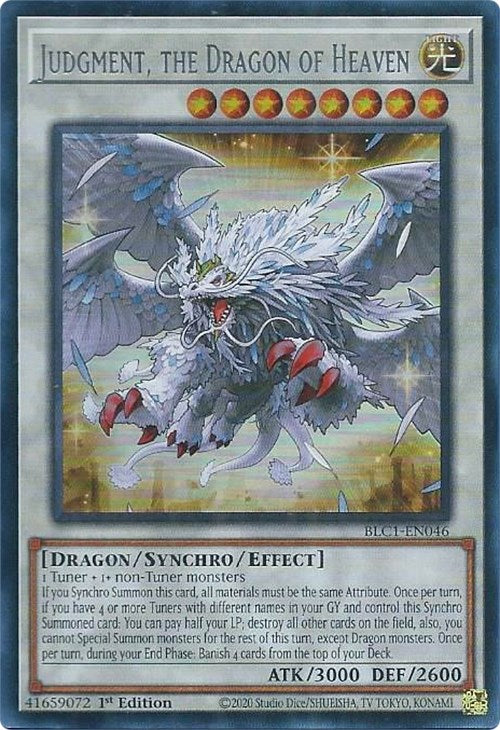 Judgment, the Dragon of Heaven (Silver) [BLC1-EN046] Ultra Rare | Exor Games Truro