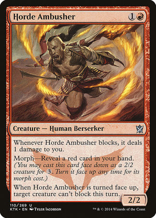 Horde Ambusher [Khans of Tarkir] | Exor Games Truro