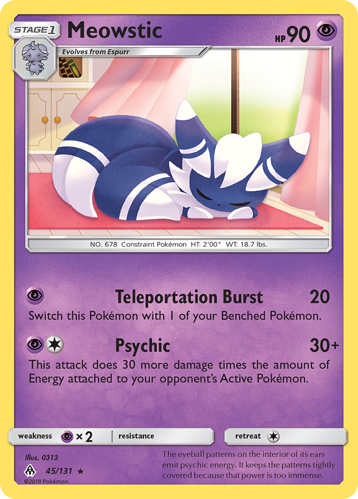 Meowstic (45/131) [Sun & Moon: Forbidden Light] | Exor Games Truro