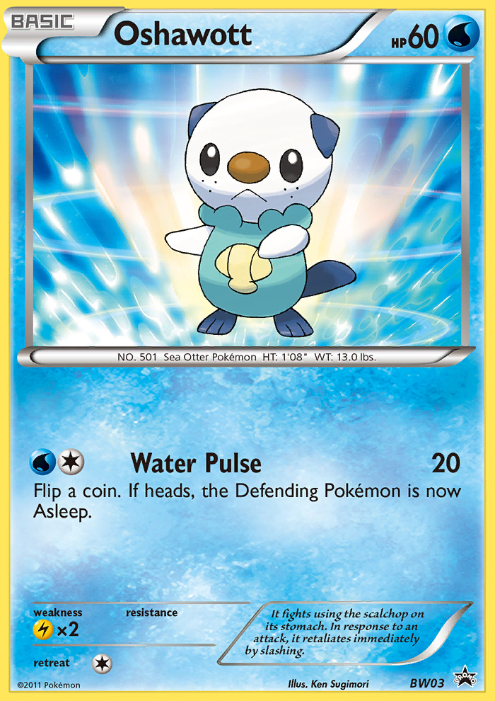 Oshawott (BW03) [Black & White: Black Star Promos] | Exor Games Truro