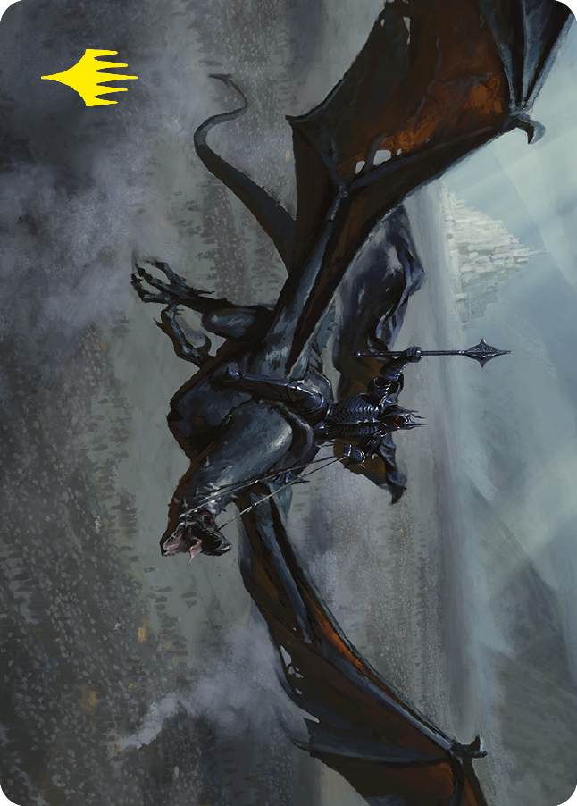 Lord of the Nazgul Art Card (Gold-Stamped Signature) [The Lord of the Rings: Tales of Middle-earth Art Series] | Exor Games Truro